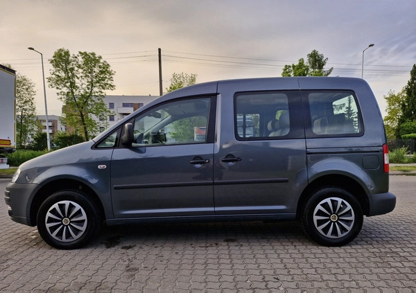 Volkswagen Caddy cena 21900 przebieg: 189000, rok produkcji 2009 z Łódź małe 379
